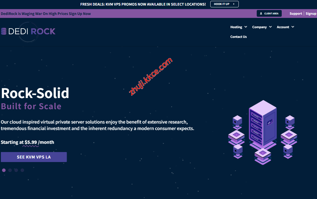 dedirock美国大硬盘VPS，$17/年，1G内存/1核/1T硬盘/2T流量/1Gbps带宽-kkce - 国外主机测评、国外VPS、国外服务器、国外云服务器