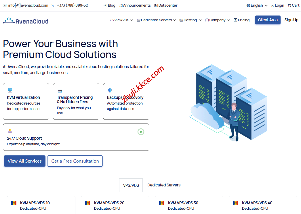 avenacloud摩尔多瓦VPS/独立服务器，€3.5/月起，不限流量/抗投诉/DDoS防御-kkce - 国外主机测评、国外VPS、国外服务器、国外云服务器