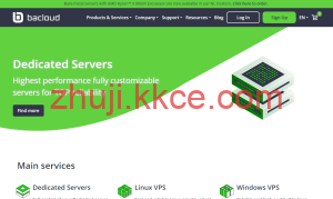 Bacloud 黑五大促:KVM VPS 买半年付 5 折,独服低至 47 美元/月-kkce - 国外主机测评、国外VPS、国外服务器、国外云服务器