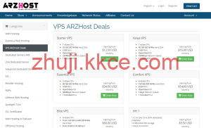 ArzHost VPS:$3.99/月起,香港 / 美国等 13 个机房,1Gbps 带宽,NVMe 硬盘-kkce - 国外主机测评、国外VPS、国外服务器、国外云服务器